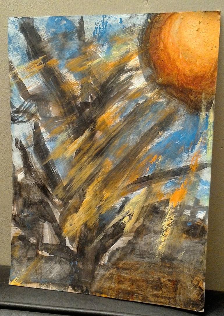 Original Abstract Expressionism Abstract Painting by Clayton Paints 