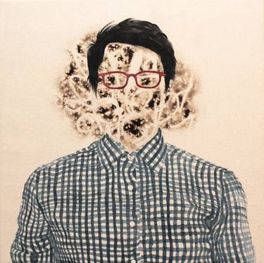 Original Conceptual Mortality Paintings by Michael Serafino