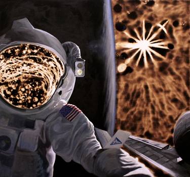 Print of Outer Space Paintings by Michael Serafino