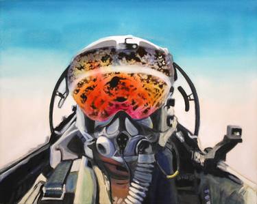 Print of Airplane Paintings by Michael Serafino