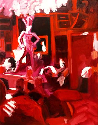 Print of Expressionism Performing Arts Paintings by Michael Serafino