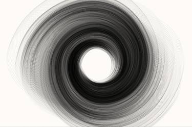 Original Black & White Abstract Digital by Jil Guyon