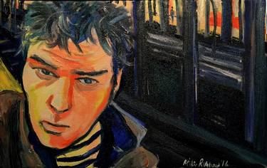 Original People Painting by Michael Rimbaud