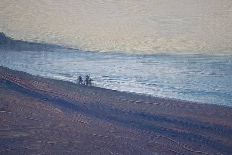 Original Beach Painting by Wojciech Pater