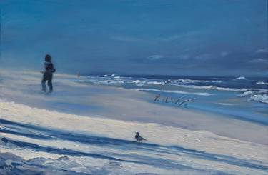 Original Fine Art Beach Paintings by Wojciech Pater