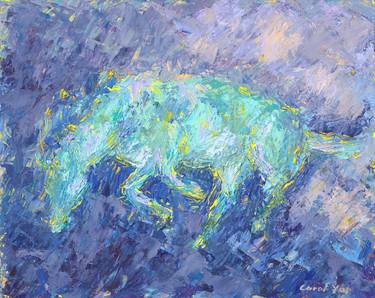 Original Abstract Expressionism Animal Paintings by Carol Yap