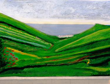Original Expressionism Landscape Painting by Ernst Nagel