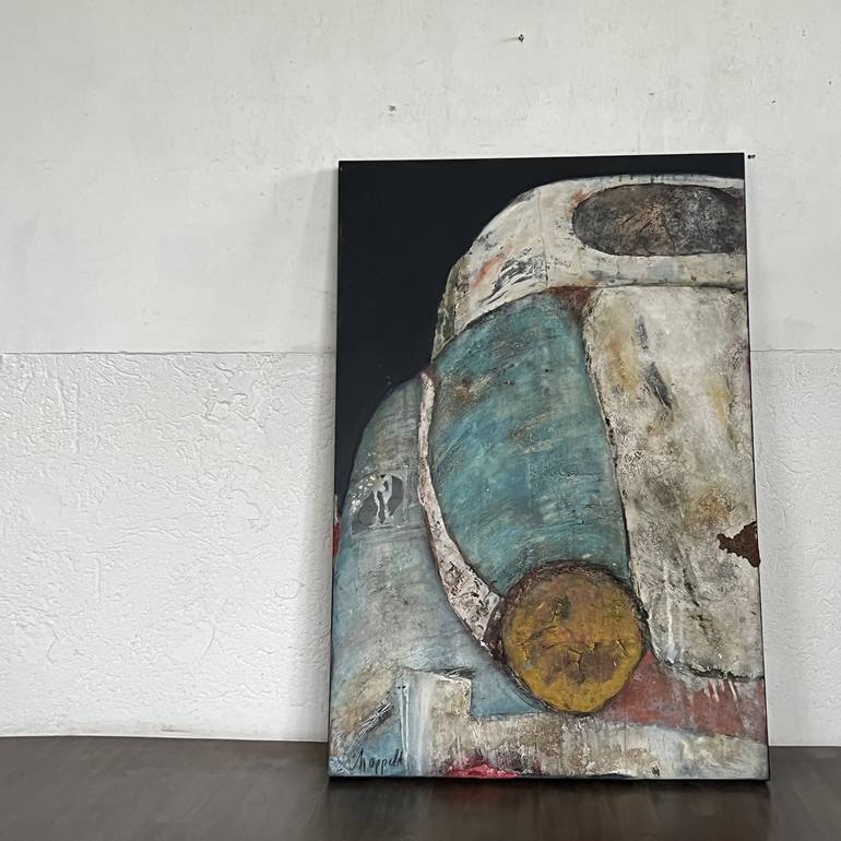 Original Conceptual Car Painting by Magdalena Oppelt