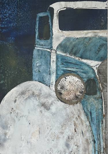 Original Abstract Car Paintings by Magdalena Oppelt