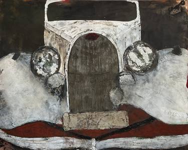 Original Art Deco Car Paintings by Magdalena Oppelt