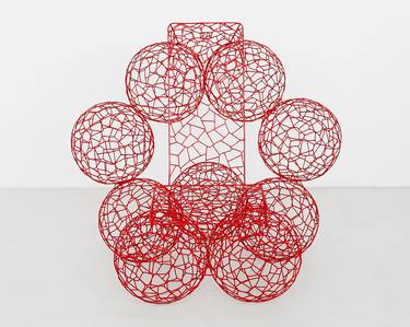 Saatchi Art Artist TID The Interior Design; Sculpture, “CHE PALLE - 9 balls RED” #art