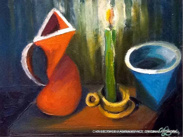 Print of Surrealism Still Life Paintings by Christopher Andrukiewicz