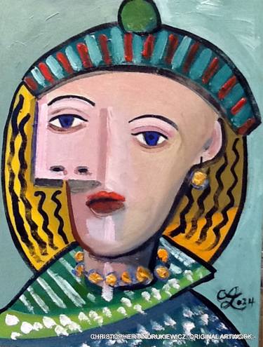lady in a striped hat  [picasso-mod-copy-type] thumb
