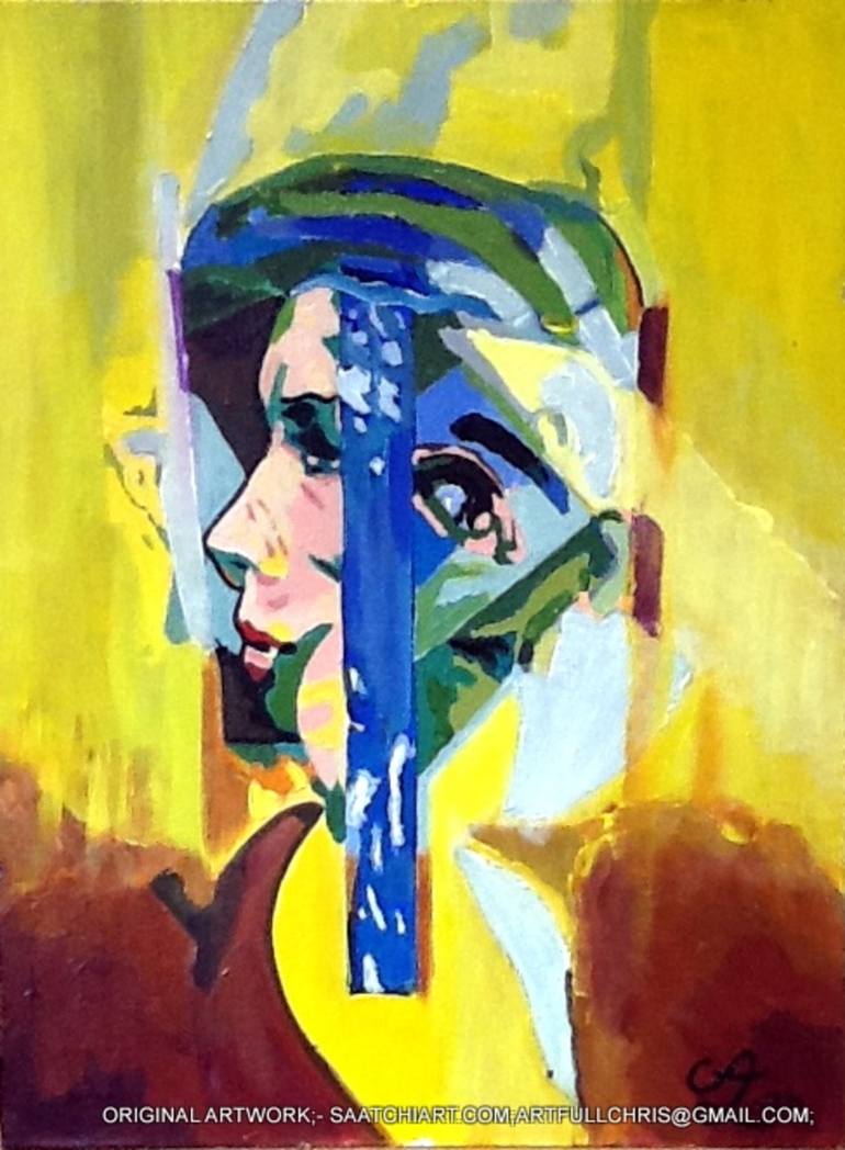 split face. picasso-mod-copy-type. Painting by Christopher