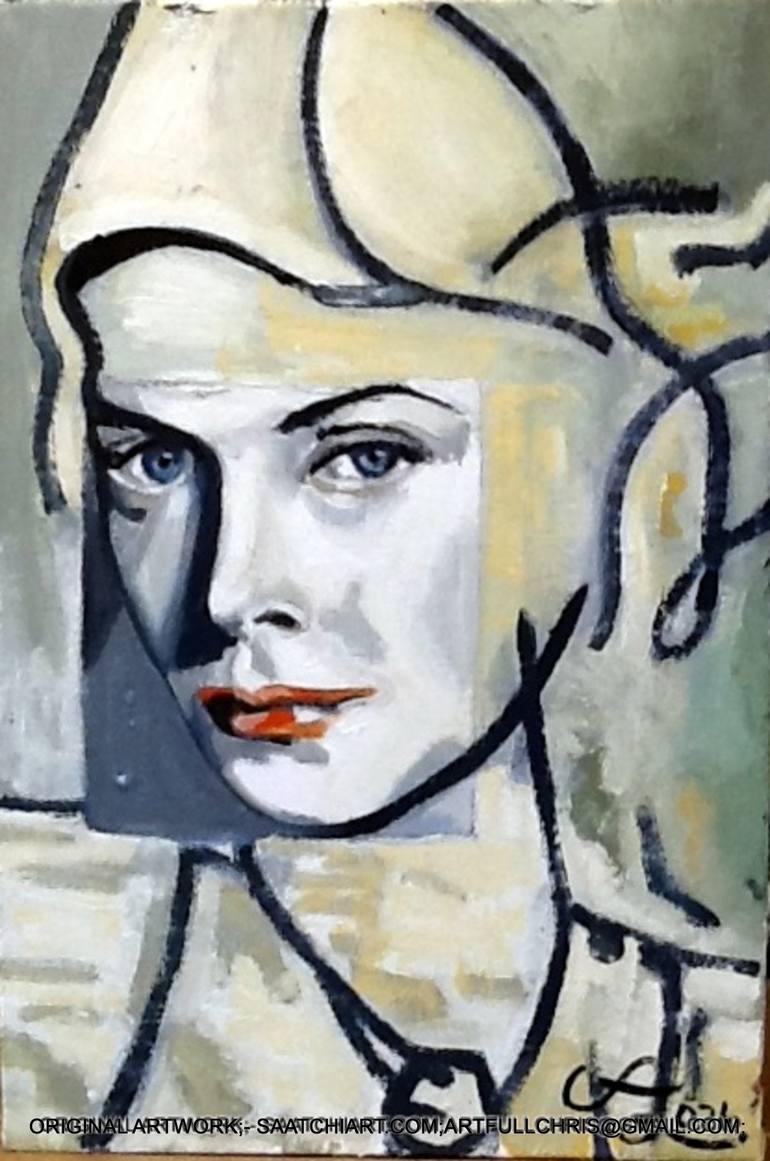 split face. picasso-mod-copy-type. Painting by Christopher