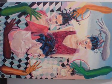 Print of Fine Art Fashion Paintings by christopher andrukiewicz