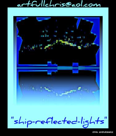 ship-reflected-lights;  digital art thumb