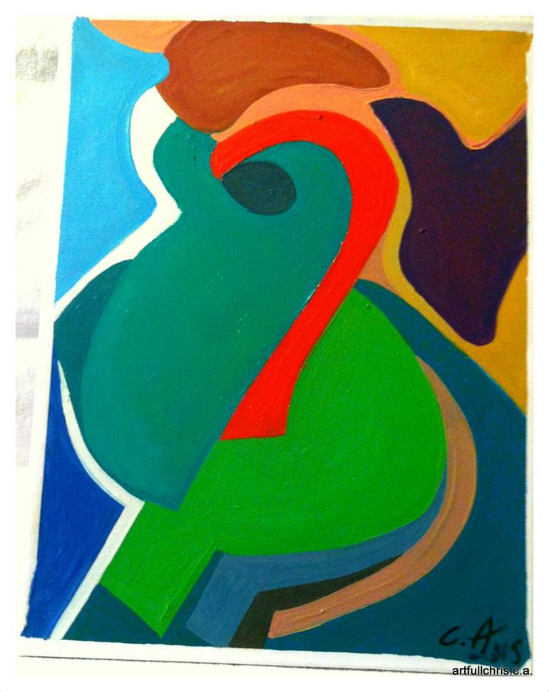 Original Abstract Expressionism Patterns Paintings by Christopher Andrukiewicz