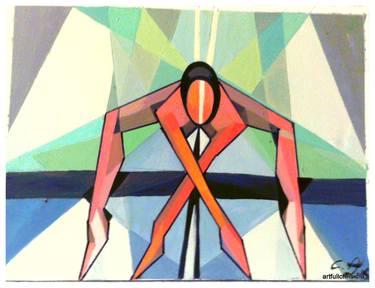 Print of Geometric Paintings by christopher andrukiewicz