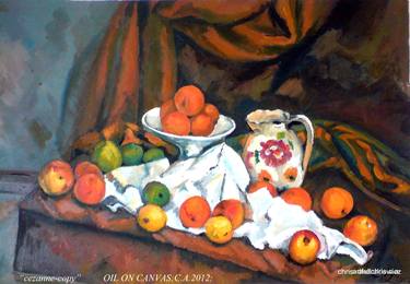 Original Still Life Paintings by christopher andrukiewicz