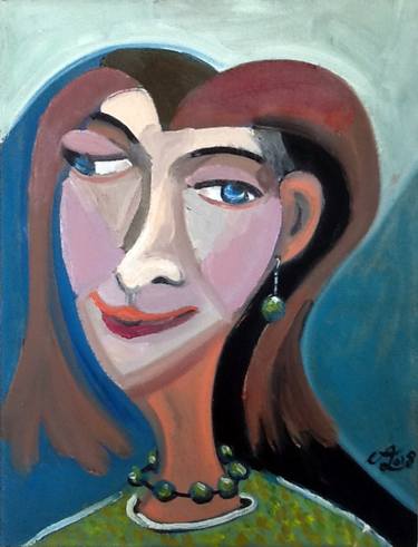 Original Expressionism Portrait Paintings by christopher andrukiewicz