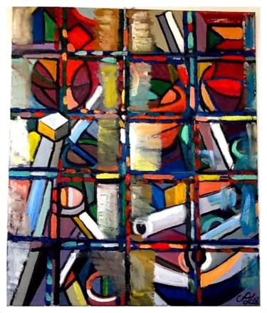 Original Abstract Expressionism Still Life Paintings by christopher andrukiewicz