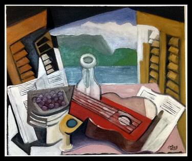 modified still life with view; [juan gris] thumb