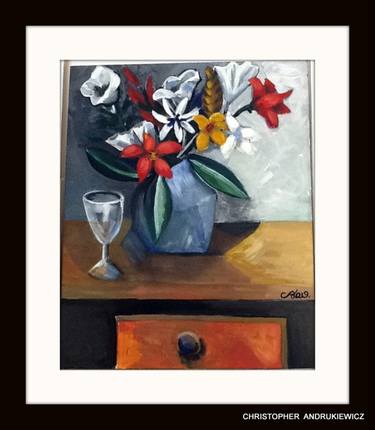 vase of flowers;-picasso copy type. thumb