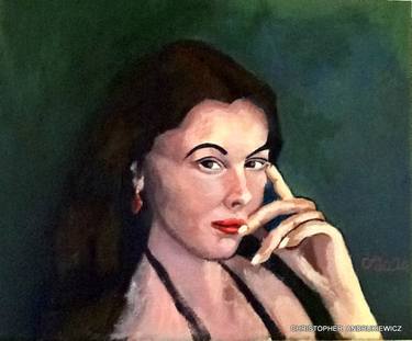 Original Portraiture Portrait Paintings by christopher andrukiewicz