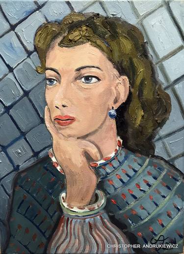 Original Portraiture Portrait Paintings by christopher andrukiewicz