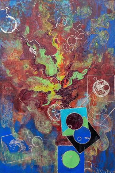Original Abstract Paintings by Lana Hollinger