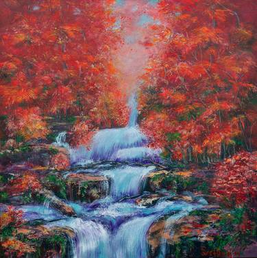 Saatchi Art Artist Lana Hollinger; Paintings, “Golden autumn” #art