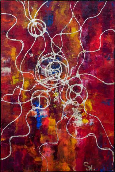 Original Abstract Expressionism Abstract Paintings by Lana Hollinger