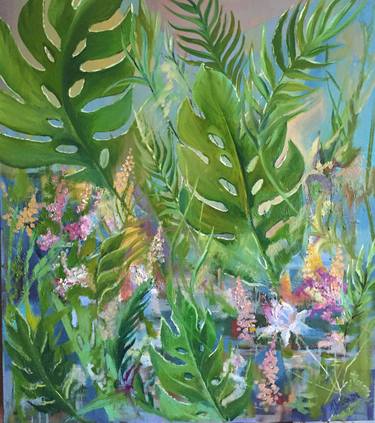 Print of Abstract Expressionism Botanic Paintings by Natali Jordan