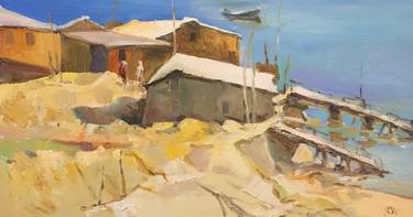 Original Impressionism Beach Paintings by Natali Jordan