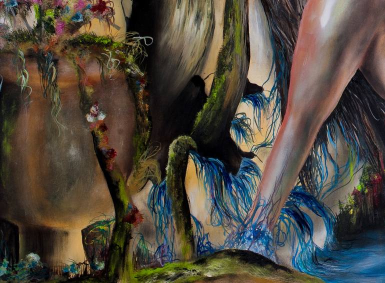 Original Figurative Women Painting by Flavio Guerrerod