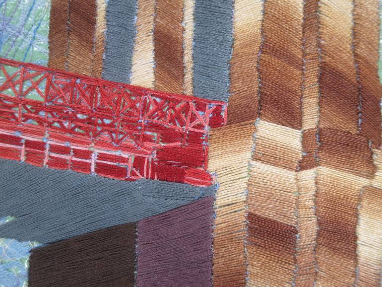 Original Figurative Architecture Collage by Natalya Khorover