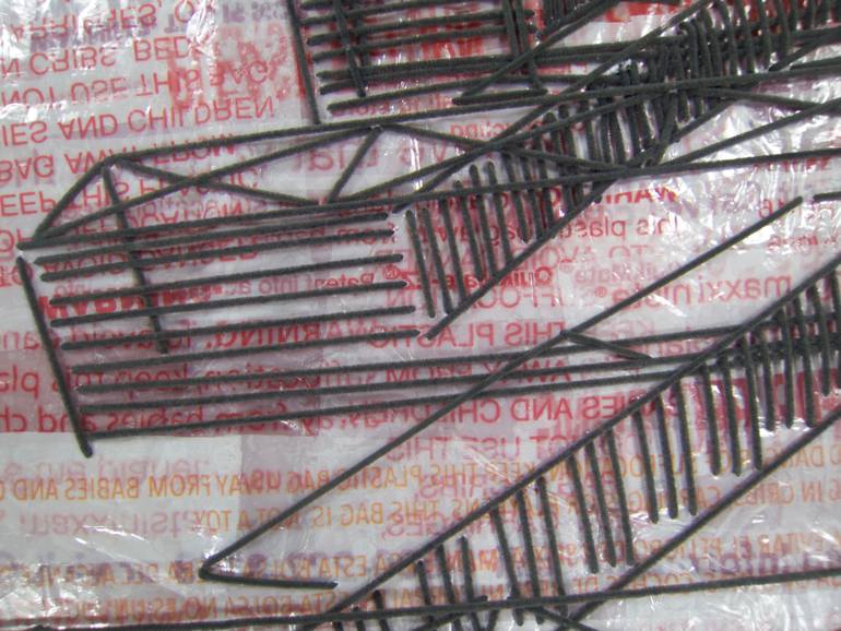 Original Modernism Architecture Collage by Natalya Khorover