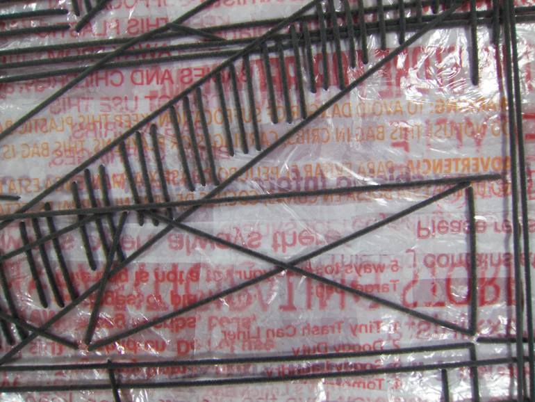 Original Modernism Architecture Collage by Natalya Khorover