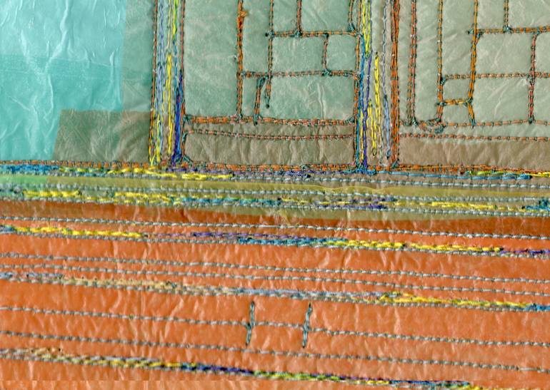 Original Modernism Architecture Collage by Natalya Khorover