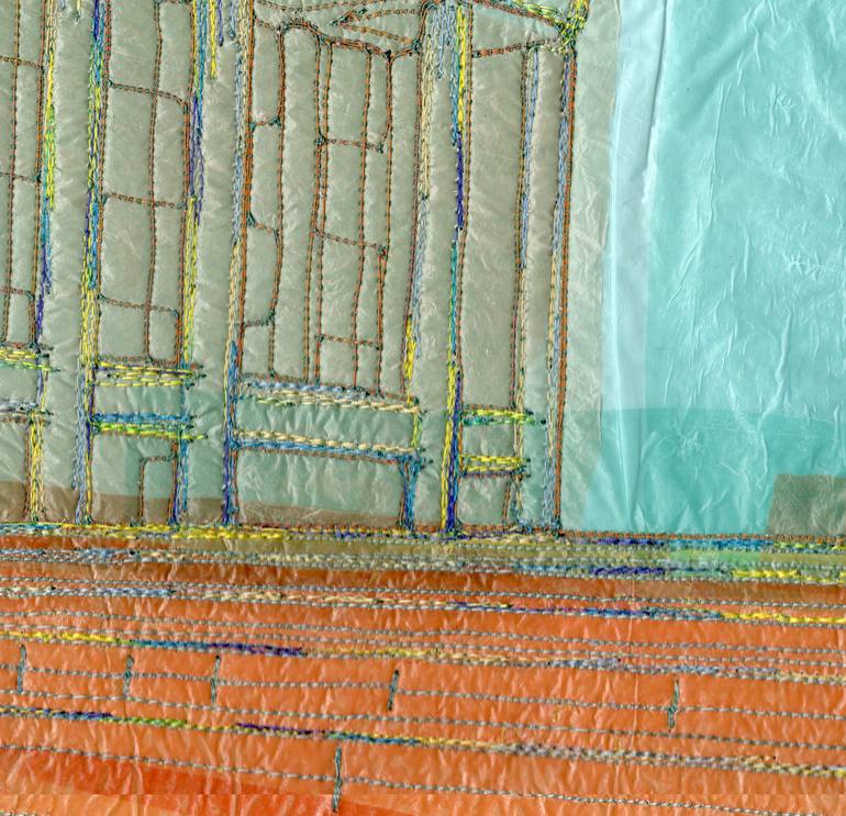 Original Modernism Architecture Collage by Natalya Khorover