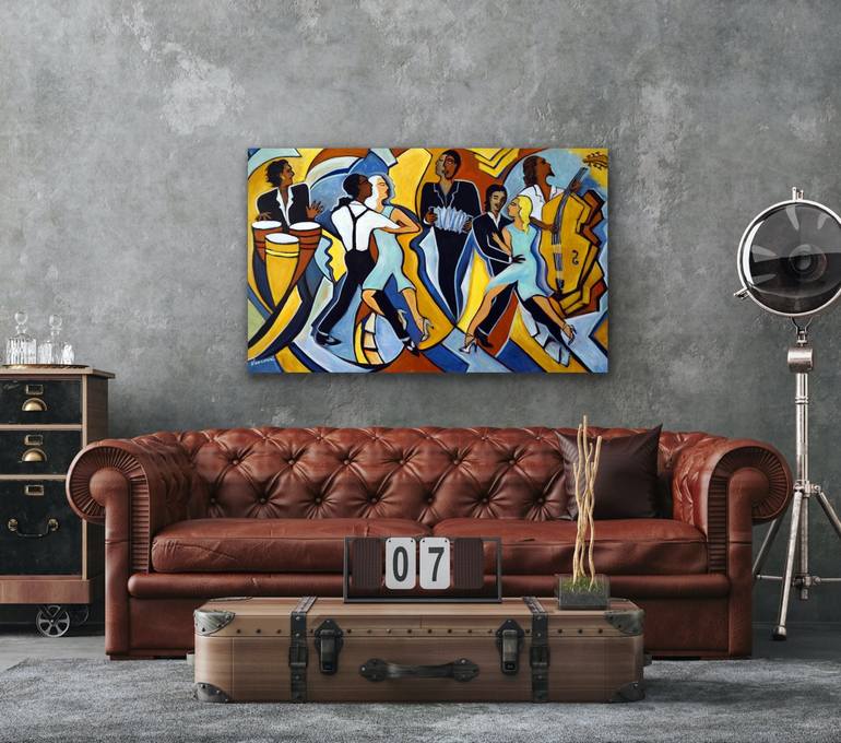 Original Contemporary Music Painting by Valerie Vescovi