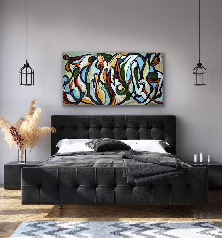 Original Abstract Expressionism Abstract Painting by Valerie Vescovi