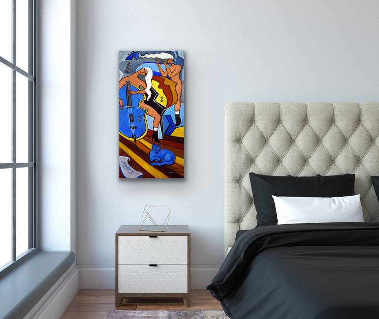 Original Contemporary Music Painting by Valerie Vescovi