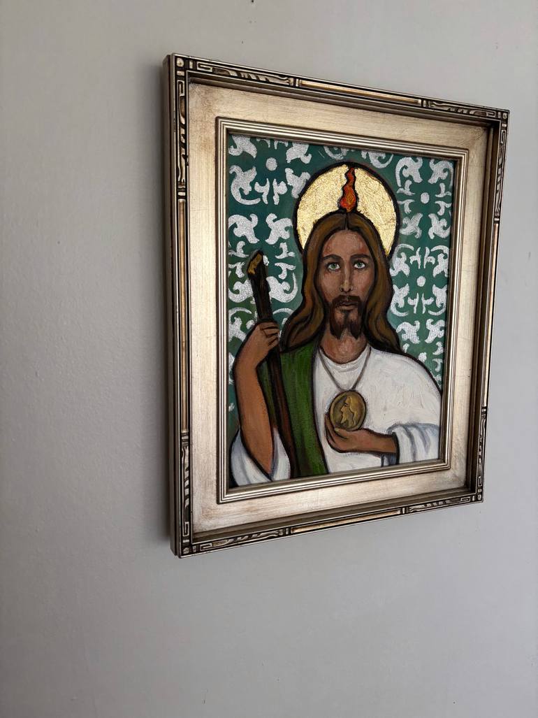 Original Figurative Religion Painting by Valerie Vescovi