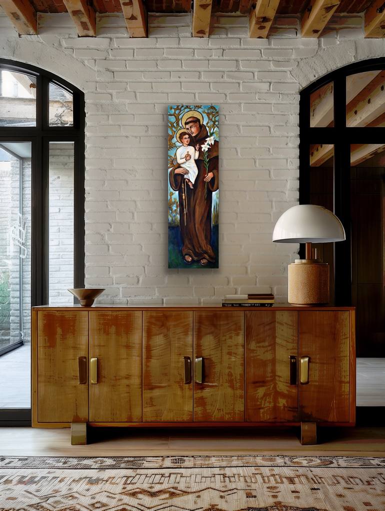 Original Classicism Religion Painting by Valerie Vescovi