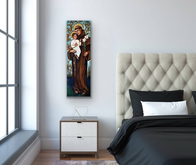 Original Classicism Religion Painting by Valerie Vescovi