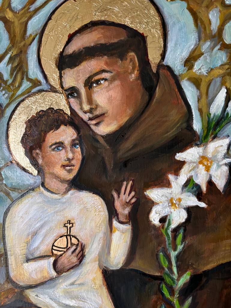 Original Classicism Religion Painting by Valerie Vescovi