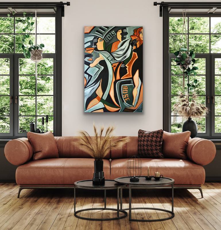 Original Contemporary Women Painting by Valerie Vescovi
