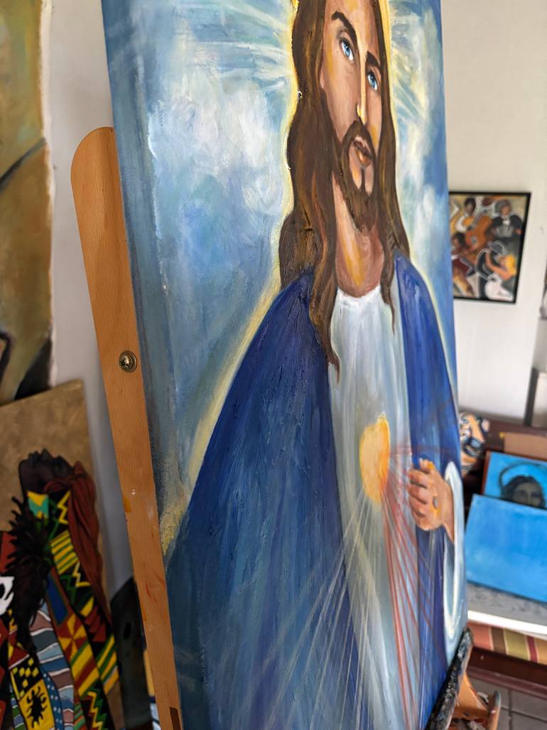 Original Classicism Religion Painting by Valerie Vescovi